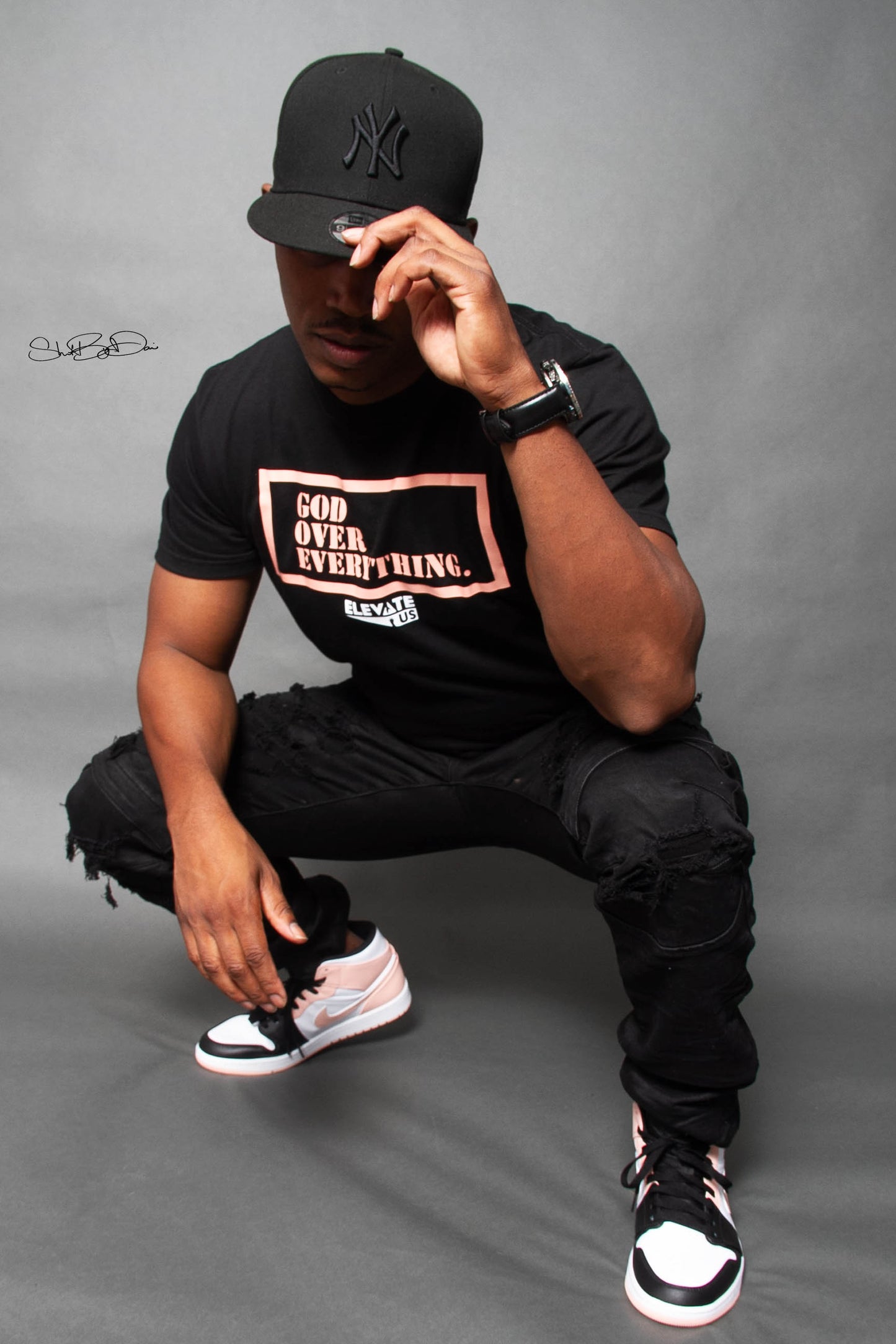 God Over Everything Light Pink